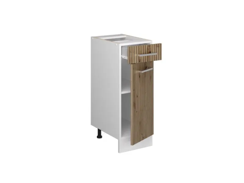 Vicco Küchenunterschrank R-Line Schubladenschrank für die Küche Artisan-Eiche/Weiß 30 cm AP Eiche< Küchenschränke