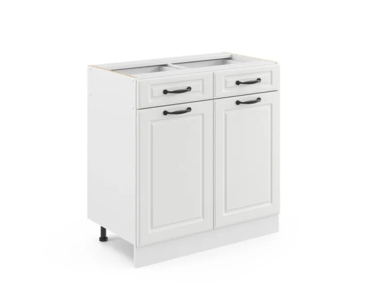 Küchenschränke<Vicco Küchenunterschrank R-Line Landhaus/ 80 cm ohne Arbeitsplatte