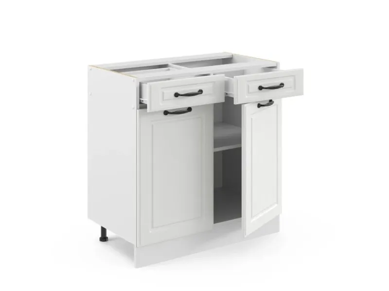 Küchenschränke<Vicco Küchenunterschrank R-Line Landhaus/ 80 cm ohne Arbeitsplatte