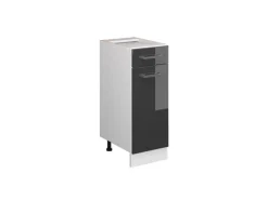 Vicco Küchenunterschrank R-Line Hochglanz/Weiß 30 cm ohne Arbeitsplatte< Küchenschränke