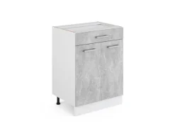 Küchenschränke<Vicco Küchenunterschrank R-Line 60 cm mit Schublade ohne Arbeitsplatte