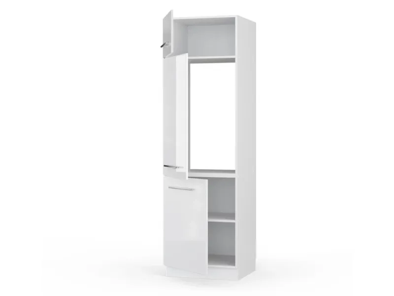 Vicco Kühlumbauschrank Fame-Line Hochschrank für die Küche Hochglanz/ 60 cm< Kühlschränke|Küchenschränke