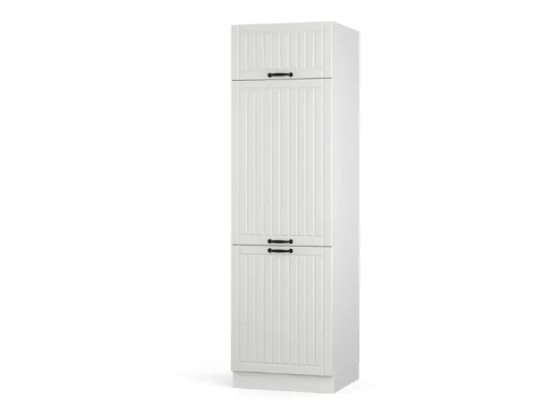 Online Vicco Kühlumbauschrank Fame-Line Hochschrank für die Küche Landhaus/ 60 cm Weiß