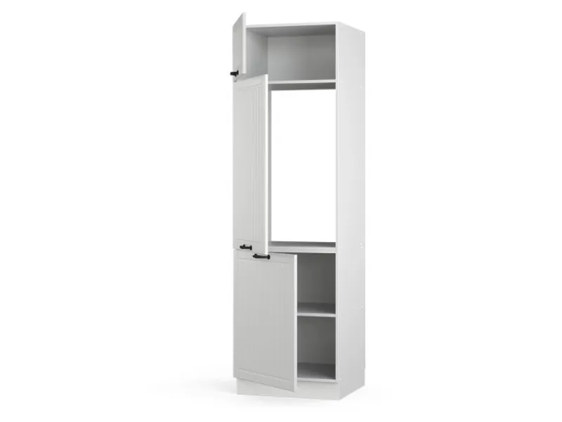 Online Vicco Kühlumbauschrank Fame-Line Hochschrank für die Küche Landhaus/ 60 cm Weiß