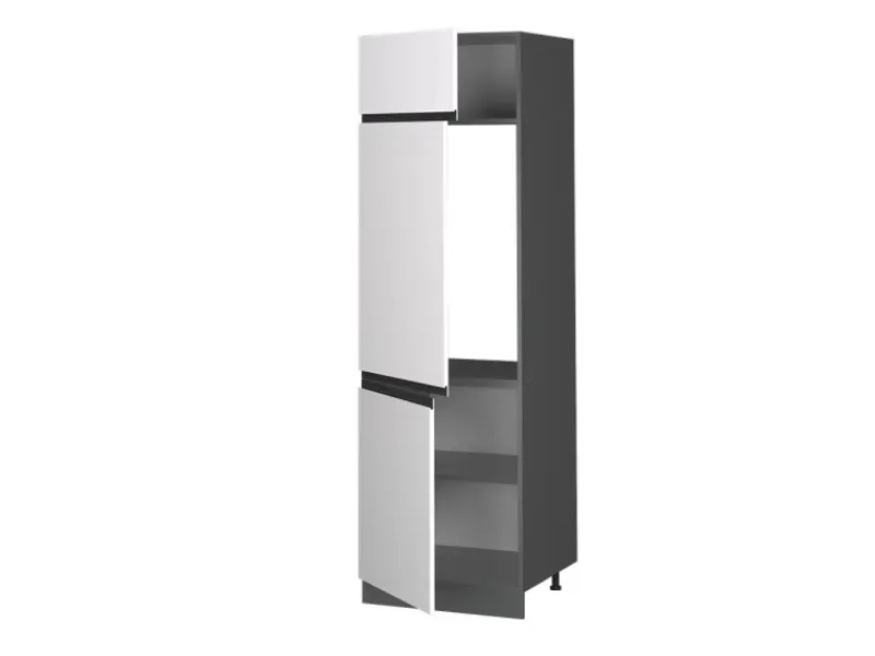 Online Vicco Kühlumbauschrank R-Line Hochschrank für die Küche /Anthrazit 60 cm J-Shape Weiß
