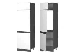 Online Vicco Kühlumbauschrank R-Line Hochschrank für die Küche /Anthrazit 60 cm J-Shape Weiß
