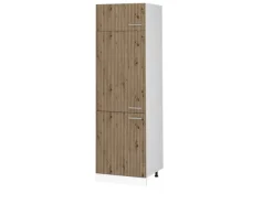 Gefrierschränke<Vicco Kühlumbauschrank R-Line Hochschrank für die Küche Artisan-Eiche/Weiß 60 cm