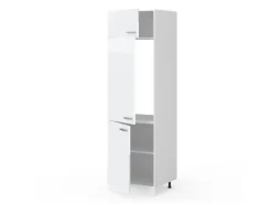 Kühlschränke<Vicco Kühlumbauschrank R-Line Hochschrank für die Küche Hochglanz/ 60 cm