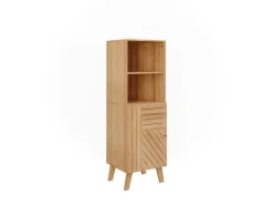 Outlet Vicco Midischrank Lucie Bambus 40 x 124 cm Gelb