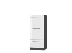 Küchenregale<Vicco Mikrowellenschrank Fame-Line Küchenregal für die Mikrowelle Hochglanz/Anthrazit 60 cm