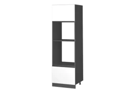 Vicco Mikrowellenschrank R-Line Küchenregal für die Mikrowelle /Anthrazit 60 cm J-Shape< Küchenregale