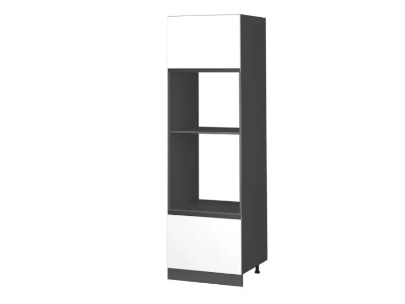 Vicco Mikrowellenschrank R-Line Küchenregal für die Mikrowelle /Anthrazit 60 cm J-Shape< Küchenregale
