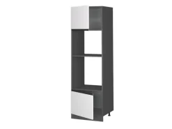 Vicco Mikrowellenschrank R-Line Küchenregal für die Mikrowelle /Anthrazit 60 cm J-Shape< Küchenregale