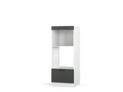 Vicco Mikrowellenschrank Fame-Line Küchenregal für die Mikrowelle Anthrazit/Weiß 60 cm Offen< Küchenregale