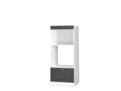 Sale Vicco Mikrowellenschrank Fame-Line Küchenregal für die Mikrowelle /Weiß 60 cm Offen Anthrazit-Gold