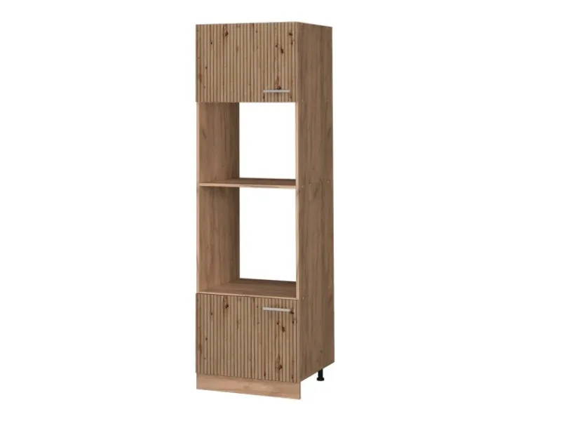 Vicco Mikrowellenschrank R-Line Küchenregal für die Mikrowelle Artisan-Eiche/Goldkraft Eiche 60 cm< Küchenregale