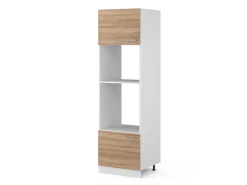 Vicco Mikrowellenschrank R-Line Küchenregal für die Mikrowelle Sonoma/Weiß 60 cm< Küchenregale