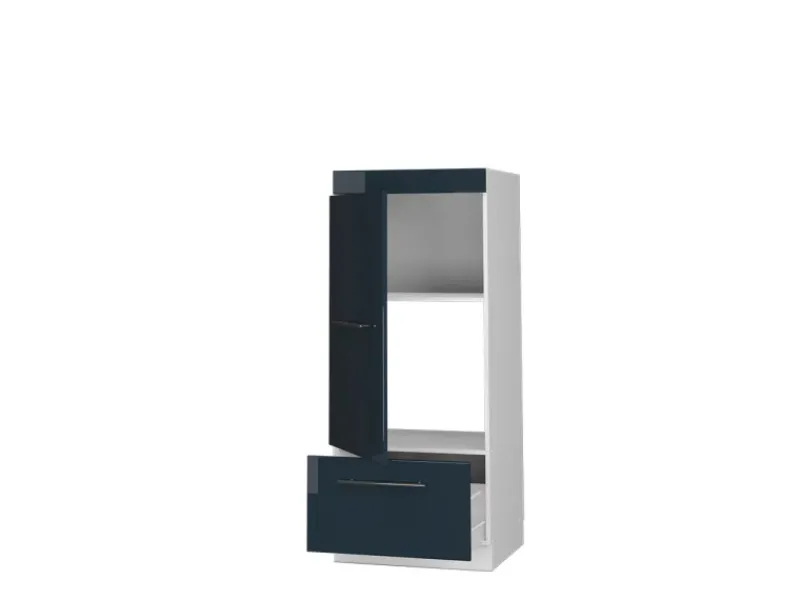 Vicco Mikrowellenschrank Fame-Line Küchenregal für die Mikrowelle Hochglanz/Weiß 60 cm< Küchenregale
