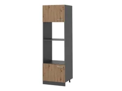 Vicco Mikrowellenschrank R-Line Küchenregal für die Mikrowelle Artisan-Eiche/Anthrazit 60 cm< Küchenregale