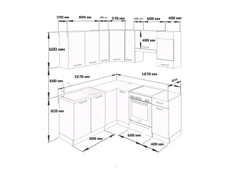 Vicco Rick Eckküche Weiß/Sonoma 187 x 167 cm AP MarmorRick ohne E-Geräte Sonoma-Weiß