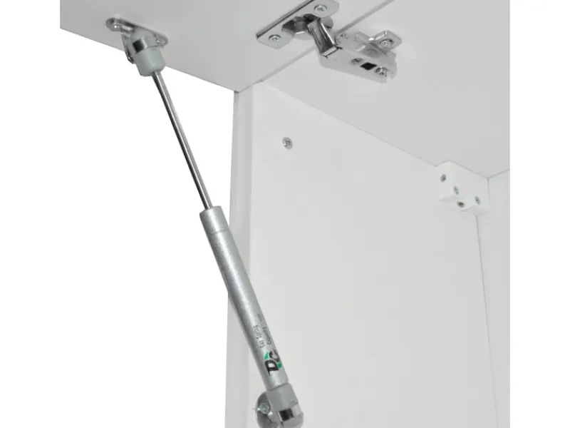 Online Vicco Rick Eckküche Weiß/Sonoma 227 x 167 cm AP Marmor mit LED-LeistenRick ohne E-Geräte