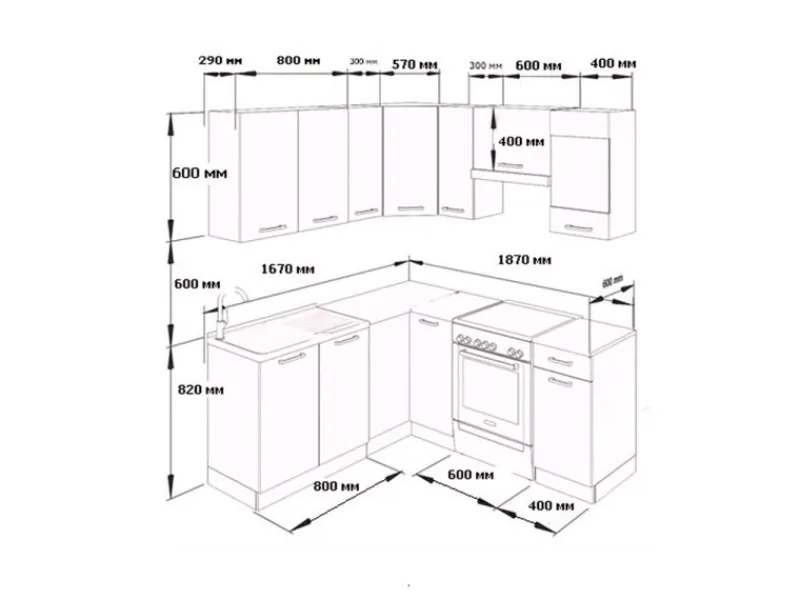 Vicco Rick Eckküche / Hochglanz 187 x 167 cm AP MarmorRick ohne E-Geräte< Winkelküchen