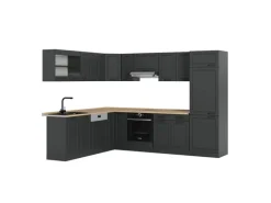 Vicco R-Line Eckküche Landhaus/ 227 x 287 cm ohne Arbeitsplatte ohne E-Geräte< Winkelküchen
