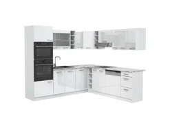 Winkelküchen|Küchenregale<Vicco R-Line Eckküche Hochglanz/ 237 x 60 cm ohne Arbeitsplatte ohne E-Geräte