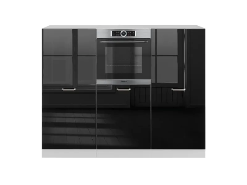 Vicco R-Line Einbauküche /Weiß 180 cm ohne Arbeitsplatte ohne E-Geräte< Einbauküchen