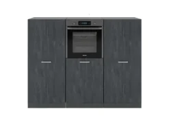 Zubehör Für Küchenarmatur<Vicco R-Line Einbauküche Schwarz Beton/Anthrazit 180 cm ohne Arbeitsplatte ohne E-Geräte