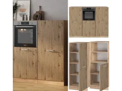 Hot Vicco R-Line Küchenblock Artisan-Eiche/Goldkraft Eiche 180 cm ohne Arbeitsplatte ohne E-Geräte Artisan Eiche
