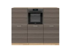 Vicco R-Line Küchenblock /Goldkraft Eiche 180 cm ohne Arbeitsplatte ohne E-Geräte< Einbauküchen