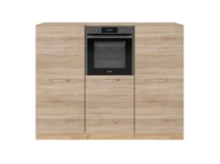 New Vicco R-Line Küchenblock Sonoma/Goldkraft Eiche 180 cm ohne Arbeitsplatte ohne E-Geräte Sonoma Eiche