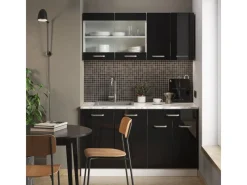 Vicco R-Line Singleküche /Weiß 140 cm AP Eiche ohne E-Geräte< Single-Küchen