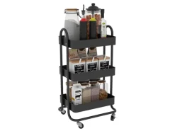 Vicco Rollregal Tron Rollbare Küchen-Minibar 46x79 cm< Küchenregale