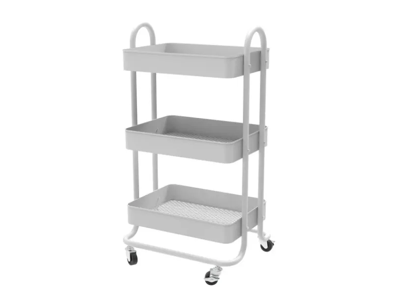 Sale Vicco Rollregal Tron Rollbare Küchen-Minibar 46x79 cm Weiß