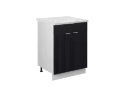 Küchenschränke<Vicco Schubunterschrank Fame-Line Gestreift 60 cm mit Schublade AP Marmor