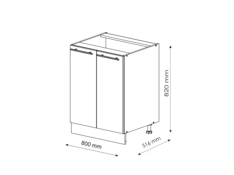 Clearance Vicco Spülenunterschrank Fame-Line Grün-Gold Landhaus/Goldkraft Eiche 80 cm mit Regal AP Eiche Dunkelgrün