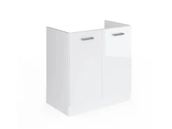 Vicco Spülenunterschrank R-Line Hochglanz/ 80 cm ohne Arbeitsplatte< Küchenschränke