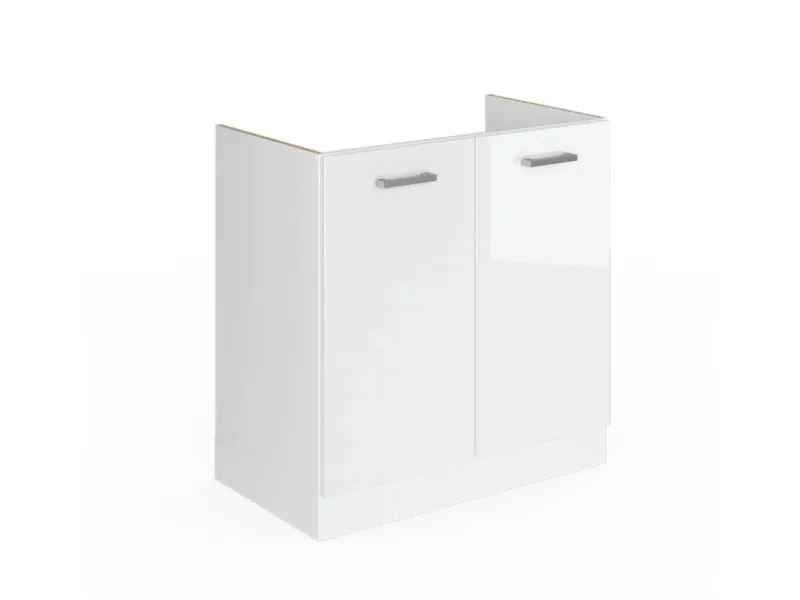 Vicco Spülenunterschrank R-Line Hochglanz/ 80 cm ohne Arbeitsplatte< Küchenschränke