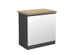 Besteckkästen|Zubehör Für Küchenarmatur<Vicco Spülenunterschrank R-Line Küchenunterschrank für die Spüle /Anthrazit 80 cm AP Eiche