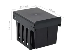 Küchenschränke<vidaXL Abfüllbehälter für Küchenschrank Ausziehbar Sofü-Close 36 L 664470