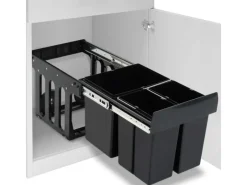 Hot vidaXL Abfüllbehälter für Küchenschrank Ausziehbar Sofü-Close 48 L 664473