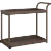 Outlet vidaXL Barwagen Braun 100x45x83 cm Poly Rattan