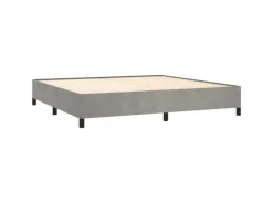 Pfannen<vidaXL Bettgestell Hellgrau 200x200 cm Samt Modell 21368964