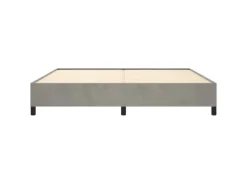 Pfannen<vidaXL Bettgestell Hellgrau 200x200 cm Samt Modell 21368964