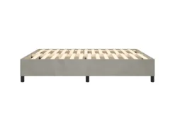 Pfannen<vidaXL Bettgestell Hellgrau 200x200 cm Samt Modell 21368964