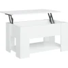 vidaXL Couchtisch Weiß 79x49x41 cm Holzwerkstoff 809710< Kühlschränke