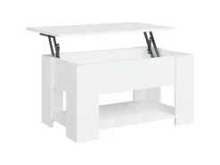 vidaXL Couchtisch Weiß 79x49x41 cm Holzwerkstoff 809710< Kühlschränke