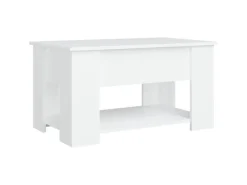 vidaXL Couchtisch Weiß 79x49x41 cm Holzwerkstoff 809710< Kühlschränke